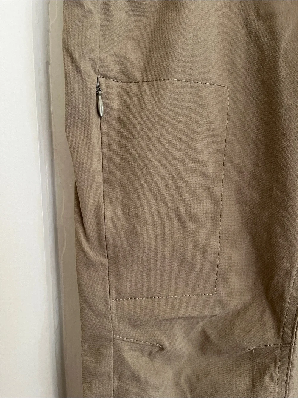 Prana Halle Khaki Outdoor Hiking Stretch Cargo Pants - Picture 5 of 9